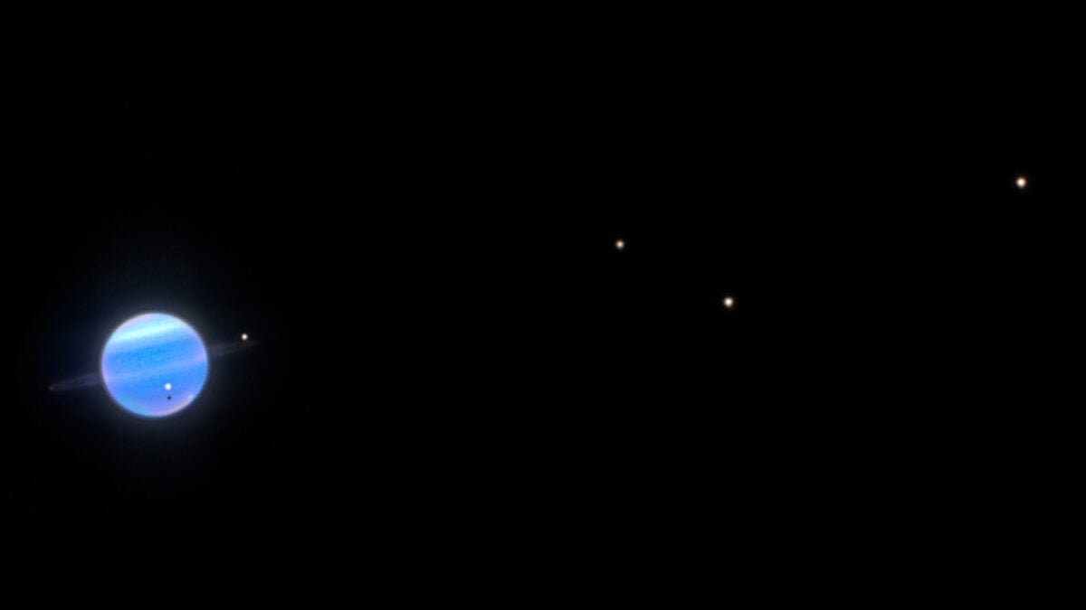 A Closer Look At Uranus’s Moons Reveals a Surprising Dark Side