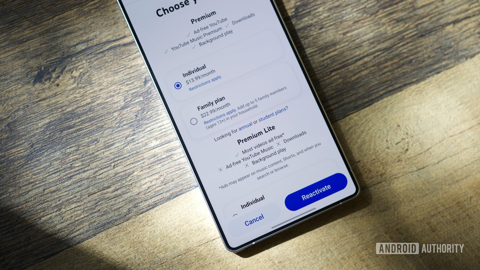 YouTube warns Premium Lite users of ads in Shorts YouTube warns Premium Lite users of ads in Shorts