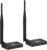 Wireless HDMI Transmitter and Receiver, 5.8GHz Wireless HDMI Extender 590Ft/ 180M Up to 1080P@60hz Video Resolution, Support laptops, PCs, Blu-ray Player, DVD, Digital Video Cameras etc(Black)