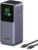 UGREEN Nexode Power Bank 20000mAh 130W Portable Charger 72Wh PD Fast Charging 3-Port USB C Battery Pack with TFT Smart Display for MacBook/iPad/iPhone 16/Samsung S24 and More