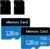 2 Pack 128GB SD Card with SD Adapter High Speed Micro Memory Card, UHS-3 C10 A1 Memory TF Card for Camera/Smartphone/Tablet/Drone (Blue 128GB*2)