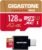 [5-Yrs Free Data Recovery] GIGASTONE 128GB Micro SD Card with USB 3.2 Type C Card Reader, 4K Camera Pro MAX, Speed Up to 120MB/s Compatible with Gopro, DJI, Dash Cam, MicroSDXC UHS-I A2 V30 U3