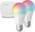 Sengled Smart Light Bulb Starter Kit, Smart Bulbs that Work with Alexa, Google Home, Color Changing Light Bulb, Alexa Light Bulbs, A19 E26 Dimmable Bulbs 800LM, 8.6W (60W Equivalent), 2 Pack with Hub