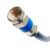 PHAT SATELLITE 100ft RG6 Coaxial Cable Made in USA Pro Rated Indoor Outdoor Anti Corrosion Brass Compression Connectors UL ETL CATV RoHS 75 Ohm RG6 Digital Audio Video Broadband Internet Cable