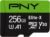 PNY 256GB Elite-X Class 10 U3 V30 microSDXC Flash Memory Card – 100MB/s, Class 10, U3, V30, A1, 4K UHD, Full HD, UHS-I, Micro SD