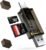 SD Card Reader, QimKero Dual Connector USB 2.0/USB-C Memory CardReader Adapter, [Card not Included], Compatible for SD/Micro SD/SDHC/SDXC/MMC, MacBook Pro/Air, Chromebook Galaxy S21, S22/ iPhone 15