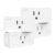 Wyze Plug, 2.4GHz WiFi Smart Plug, Compatible with Alexa, Google Assistant, IFTTT, No Hub Required, Four-Pack, White