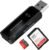USB 3.0 SD Card Reader for PC, Laptop, Mac, Windows, Linux, Chrome, SDXC, SDHC, SD, MMC, RS-MMC, Micro SDXC Micro SD, Micro SDHC Card and UHS-I Cards – No SD Card Included. (USB 3.0 SD -Black2)