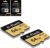64GB SD Card 2 Pack Adapter, 128GB Memory Card High Speed Up to 150MB/s, A1 V30 U3 4K C10 TF Card for Tablet/Mobile Phone/Camera/Car Audio/Game Console