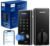 Philips Fingerprint Keyless Entry Door Lock with App Control, Front Door Smart Lock Deadbolt, 9Months Battery, IP53 Waterproof, BHMA Grade 3-Matte Black