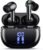 Wireless Earbuds Bluetooth Headphones, Ear Buds with Deep Bass, 40H Long Playtime, LED Power Display, IP7 in Ear Earphone with Mic for iPhone Android Phone Sports Workout, Black