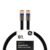 GE RG6 Coaxial Cable, 6 ft. F-Type Connectors, Quad Shielded Coax Cable, 3 GHz Digital, in-Wall Rated, Ideal for TV Antenna, DVR, VCR, Satellite, Cable Box, Home Theater, Black, 33528