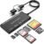 USB C USB3.0 Multi Card Reader for SD, CF, Micro SD, XD, MS Cards – 7 in 1 Adapter Hub for Windows, Mac, Linux, Android