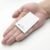 Dual USB Output Super Slim Power Bank Ultra Thin, 3000mAh Portable Charger Mini External Phone Battery Pack Small Dual Outlet, Emergency Phone Power Backup (White)