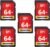 GIGASTONE 64GB 5-Pack SD Card UHS-I U1 Class 10 SDXC Memory Card High Speed Full HD Video Canon Nikon Sony Pentax Kodak Olympus Panasonic Digital Camera, with 5 Mini Cases