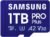 SAMSUNG PRO Plus microSD Memory Card + Adapter, 1TB MicroSDXC, Up to 180 MB/s, Full HD & 4K UHD, UHS-I, C10, U3, V30, A2 for Android Phones, Tablets, GoPRO, DJI Drone, MB-MD1T0SA/AM, 2024