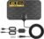 Digital TV Antenna – 360 Reception, 4K 1080p Smart TV Antenna with Amplified Signal Booster, 16.5ft Coaxial HDTV Cable, Portable Indoor Antenna