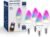 Smart Candelabra LED Bulbs 60 Watt Equivalent, 500LM 6W, E12 LED Bulb Compatible with Alexa/Google Assistant/Smart Life, RGBCW Candle, No Hub Required, 2.4G WiFi Only, ETL Listed, 4PCS