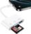 USB C SD Card Reader for Samsung Galaxy A36 A56 A16 5G A35 A15 A25 S25 Ultra S25+ A26 Android, Micro SD to USB C Memory Card Reader Digital Camera Adapter Viewer Dual Slot for Canon Nikon Sony Camera