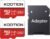 KOOTION 128GB Micro SD Card 2 Pack, UHS-I microSDXC Flash Memory Card, C10, U1, Full HD, Class 10 TF Card with Adapter