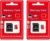 2 Pack 128GB TF Card with SD Adapter Ultra High Speed SD Card TF Memory Card