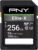 PNY 256GB Elite-X Class 10 U3 V30 SDXC Flash Memory Card – 100MB/s, Class 10, U3, V30, 4K UHD, Full HD, UHS-I, Full Size SD (Pack of 1)