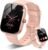Smart Watch, 1.91″ HD Screen Smartwatch for Men Women(Answer/Make Call), Fitness Watch with Heart Rate/Sleep Monitor/Steps Monitor, 110+ Sports Modes, IP68 Waterproof Activity Tracker Rose Gold