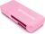 Transcend USB 3.1 SDHC/SDXC/ microSDHC/SDXC Card Reader, TS-RDF5R (Pink)