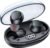 Ear Buds Wireless Earbuds Bluetooth 5.4 Headphones with LED Power Display, IPX8 Waterproof, Mini Earbud, Built-in Mic Calls, Ultra-Light, Stereo Earphones for Sports, Gym, Running, Workout, Black S