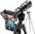 High Power 60X HD Phone Telephoto Lens with 54″ Extendable Tripod & Remote Shutter, Works with iPhone Samsung Pixel Android Any Smartphones