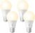 Sengled Smart Light Bulbs, Zigbee Hub Required, Works with Alexa and SmartThings, Voice Control with Google Home and Echo with built-in Hub, Soft White 60W Equivalent A19 Dimmable Smart Bulbs, 4-Pack