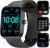 Smart Watch Large Display, Compatible with Android 6.0+/ iOS 9.0+, Smart Watches for Women with Clear Bluetooth Calls, Health/Sleep/Fitness Tracker Watch, Waterproof Smart Watches for Men (Black)