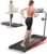 4 In 1 Foldable Walking Pad Treadmill with Incline and Handle Bar, 2.5HP with Dual Display and Mute Remote, Under Desk Treadmills for Home with App Bluetooth Folding Treadmill for Small Space