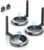 Wireless HDMI Transmitter and 2 Receivers, Plug and Play Multiple Tvs, 50M/165FT 5G/2.4G 1080P@ 60HZ HDMI Wirless Extender, PC, Laptop, Camera, Cable Box, Monitors, Projectors(1TX+2RXs)
