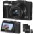 Digital Camera for Photography, WiFi 64MP 4K Vlogging Camera for YouTube, 3″ 180° Flip Screen 18X Digital Zoom Compact Vlog Travel Cameras with 32GB TF Card & 2 Batteries, Black