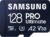 Samsung PRO Ultimate microSD Memory Card + Adapter, 128GB microSDXC, Up to 200 MB/s, 4K UHD, UHS-I, Class 10, U3,V30, A2 for GoPRO Action Cam, DJI Drone, Gaming, Phones, Tablets, MB-MY128SA/AM