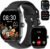 Smart Watch for Men Women(Answer/Make Call), Smartwatches with Heart Rate/SpO2/Sleep/Stress Monitor, IP68 Waterproof, 100+ Sports Mode Fitness Tracker, Compatible with Android and iPhone(Black, 2.01″)