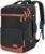 40L Travel Backpack with USB Charging Port, Water-Resistant Carry On Backpack for Men Women, Business Laptop Backpack for Men & Women, Trips & Commutes, Fits 15.6/17.3 Inch Laptop (Black)