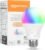 Amazon Basics Smart A19 LED Light Bulb, Color Changing, 9W (60W Equivalent), 800LM, Works with Alexa Only, 2.4 GHz Wi-Fi, No Hub Required, 1 Pack