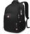 Della Gao Travel Laptop Backpack, Black Backpack for Men and Women with USB Charging Port Business Computer Back Pack (Black, 15.6 Inch)