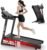 3.5HP Folding Treadmills for Home with Incline, 300 lbs Capacity, 8.0MPH Speed, 17” Wide Belt, App, Bluetooth, 64 Preset Programs, Pause Function, USB Charging Port, BMI Detector for Home Use