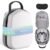 FOREGOER Hard Carrying Case Compatible with Meta Quest 3S/Quest 3/Oculus Quest 2 Official Original/Elite Strap VR Gaming Headset, Portable Travel Vision Pro Case for Touch Controllers Accessories