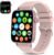 1.90” with Smart Watch(Answer/Make Calls),Smart Fitness Tracker Watches for Android/iOS Phones,Bluetooth Call and Text Message/Sleep Monitor/Heart Rate/Step Counter Android Smartwatch for Women Men