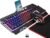 Wireless RGB Gaming Keyboard and Mouse – Rechargeable Backlit,Long Battery Life,Metal Panel Mechanical Feel with Palm Rest,7 Color Gaming Mouse and Mouse Pad for Game and Work