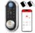 Smart Deadbolt, SMONET Fingerprint Electronic Deadbolt Door Lock with Keypad-Bluetooth Keyless Entry Front Door Digital Keypad App Control, Ekeys Sharing, App Monitoring Auto Lock for Homes and Hotel