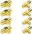 8 Pack F Type Splitter, 3 Way F Coax Connector, F Male to Female Connectors, Compatible with Comcast, Time Warner, Cable TV, Satellite, HDTV, VCR, DVD, Modem
