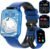 Kids Smart Watch Boys with Fitness & Sleep Tracker, Waterproof Smart Watch for Kids with Heart Rate & Blood Oxygen Monitor, HD Camera, Games, Music, Recorder, Gifts for Boys 5-12(Blue)