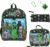 BIOWORLD Minecraft Adventure Mode 5-Piece Backpack Set (Little Big Kid), Green, One Size