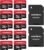 EASTBULL 8GB 10-Pack of Micro SD Cards, SD Memory Card 8GB SD Cards Pack Full HD Video 90MB/s UHS-I U1 Micro SDHC Class 10 for Surveillance Security Cam (10 Units and 2 Adapters)