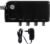 GE 4-Way HD Digital TV Antenna Amplifier, Low Noise Antenna Signal Booster, Clears Up Pixelated Low-Strength Channels, Supports Multiple HD Smart TVs, AC Adapter, Black, 34479